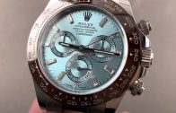 Rolex Daytona Platinum “Ice Blue” Diamond Hour Indices 116506 Rolex Watch Review